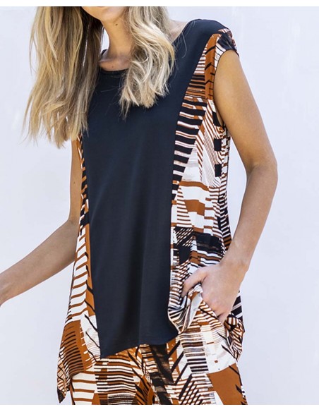 CAMISETA MANGA CAIDA