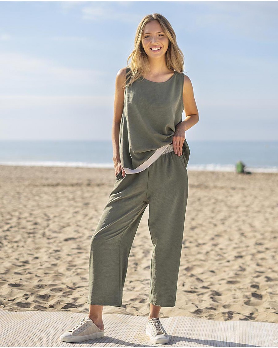 CAMISETA CUELLO REDONDO TIRANTES ANCHOS COLORES LISOS