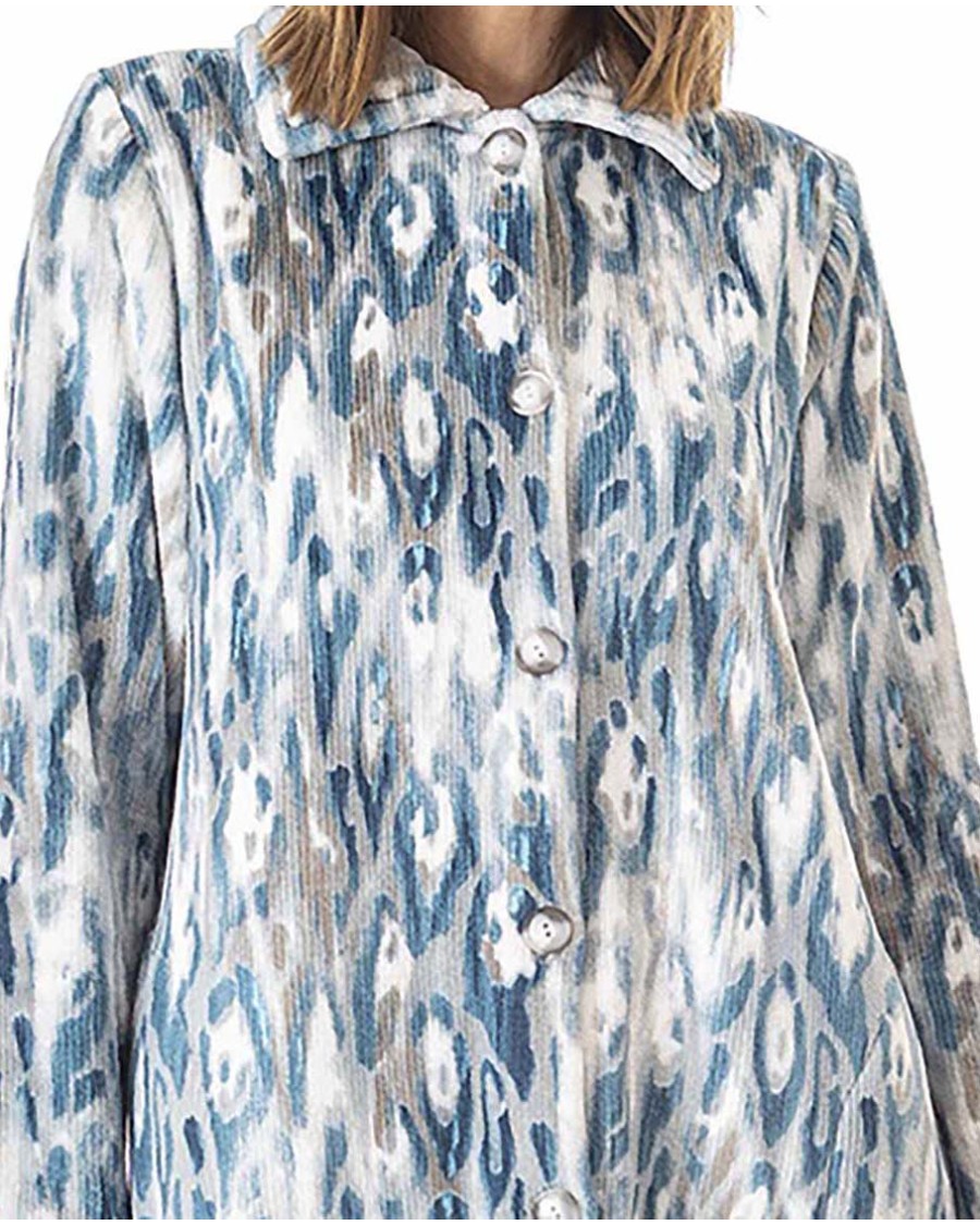 BATA PELO ESTAMPADO ABSTRACTO DE 1