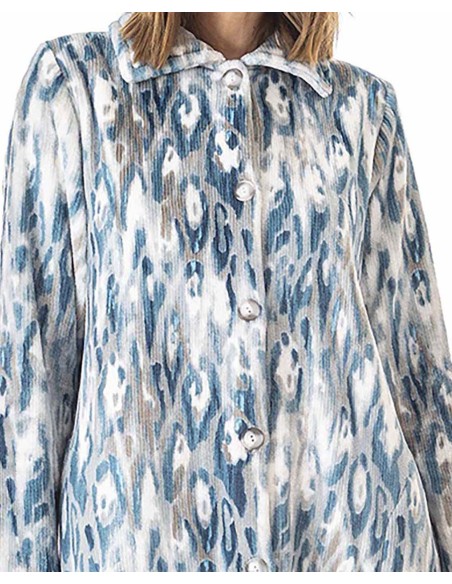 BATA PELO ESTAMPADO ABSTRACTO DE 1 BATA PELO ESTAMPADO ABSTRACTO DE 1