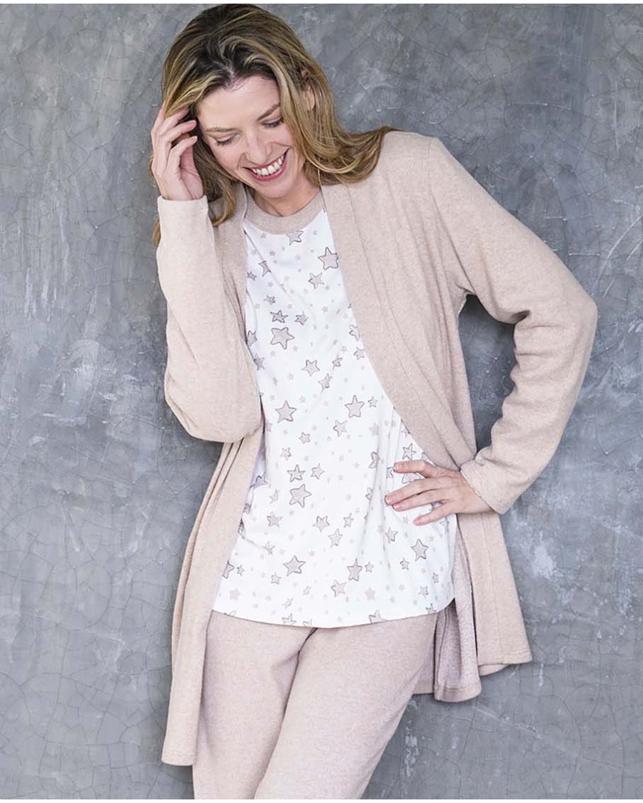 CÁRDIGAN DE PUNTO CON DISEÑO ELEGANTE Y BOLSILLOS LATERALES