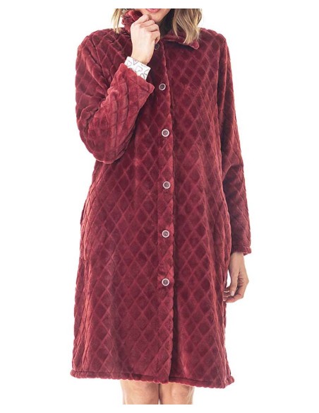 BATA DE PELO ATERCIOPELADO LARGO 1 BATA DE PELO ATERCIOPELADO LARGO 1