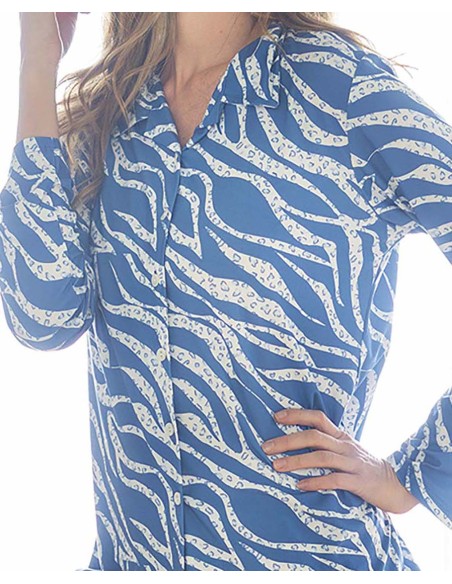 PIJAMA CAMISERO ANIMAL PRINT PIJAMA CAMISERO ANIMAL PRINT