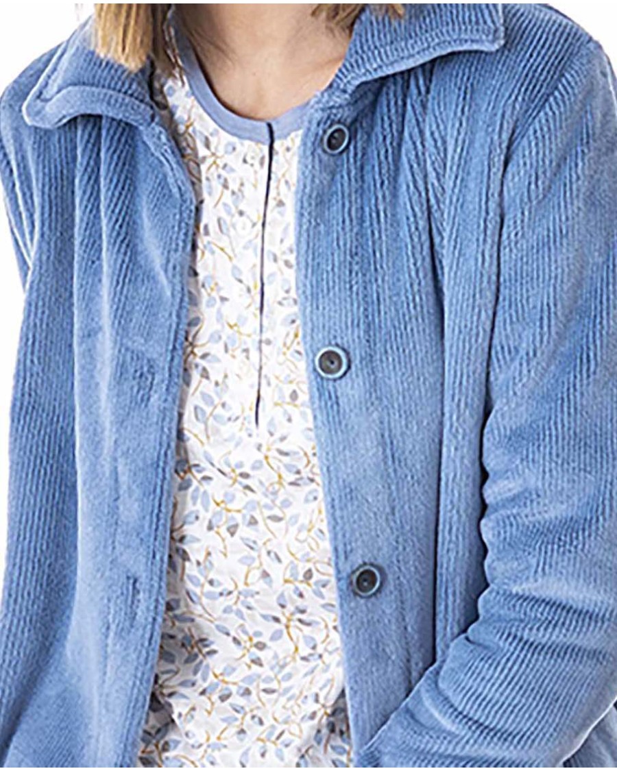 PARKA DE PELO ULTRA SUAVE RAYADO VERTICAL