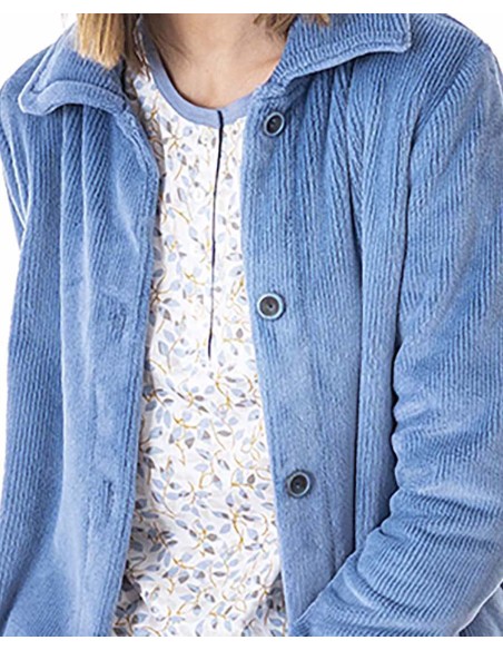 PARKA DE PELO ULTRA SUAVE RAYADO VERTICAL PARKA DE PELO ULTRA SUAVE RAYADO VERTICAL