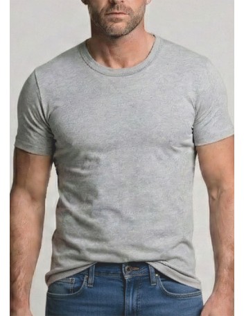 CAMISETA MANGA CORTA CUELLO REDONDO SIN COSTURAS