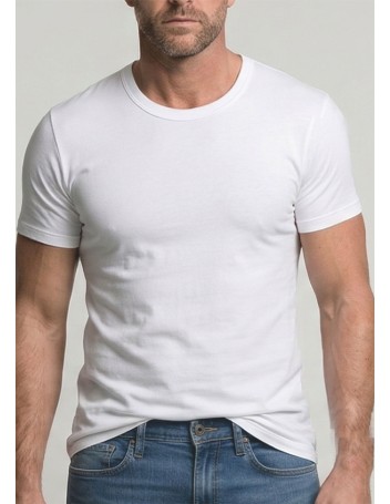 CAMISETA MANGA CORTA CUELLO REDONDO SIN COSTURAS