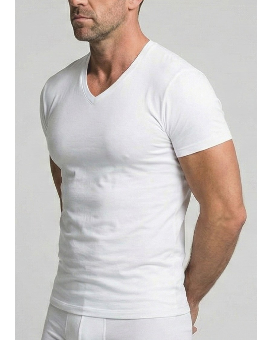CAMISETA MANGA CORTA CUELLO PICO CLIMASENSE